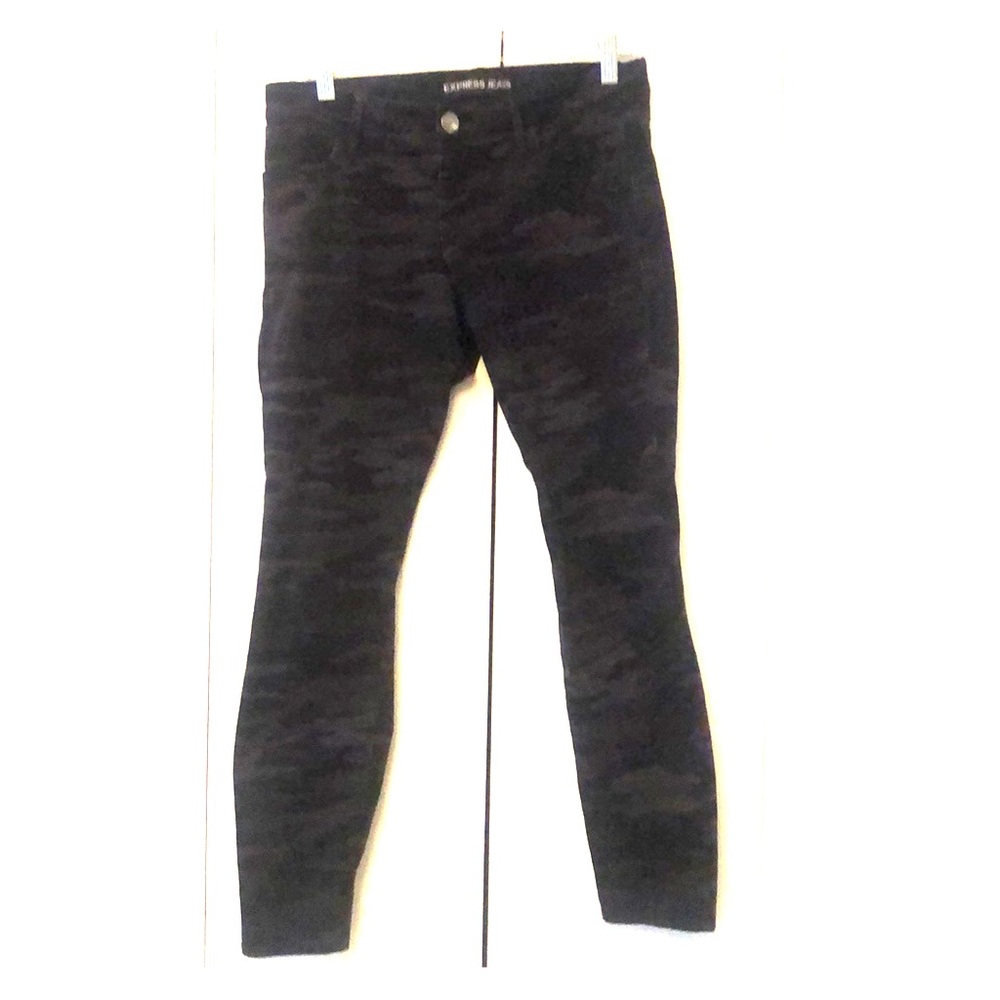 Low rise jean leggings